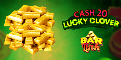 Cash 20 Lucky Clover Bar Link