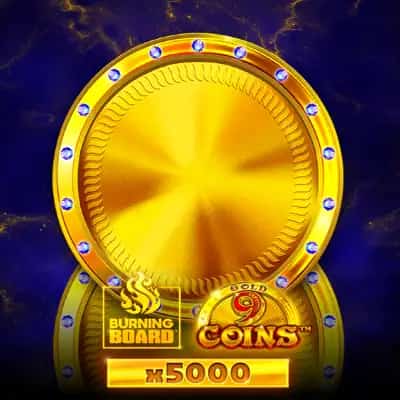9 Coins Gold Burning Board