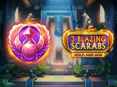 3 Blazing Scarabs Hold and Win