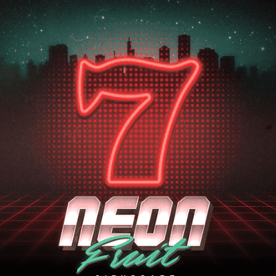 Neon Fruit Cityscape