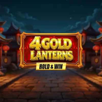 4 Gold Lanterns Hold & Win