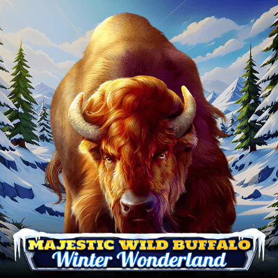 Majestic Wild Buffalo - Winter Wonderland