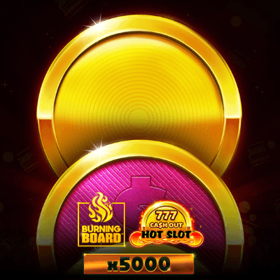 Hot Slot: 777 Cash Out Burning Board Scratchcard