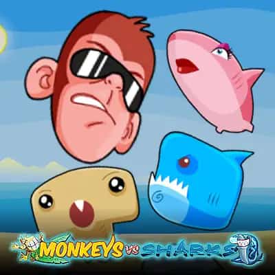 Monkeys Vs Sharks HD