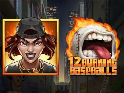 12 Burning Baseballs