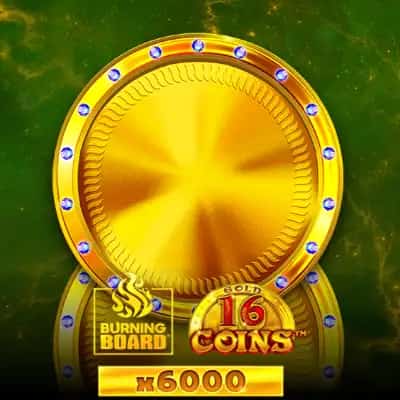 16 Coins Gold Burning Board Scratchcard