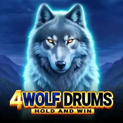 4 Wolf Drums Hold and Win