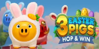 3 Easter Pigs - Hop and Win